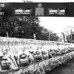 IRONMAN VICHY 2016 The Story: Echter Erfolg mit virtuellen Nebenwirkungen / Zwei Mal 2000 Wechselbeutel für's Bike Gear und Run Gear, dazwischen hängen meine mit Startnummer 1446 ©stefandrexl.de