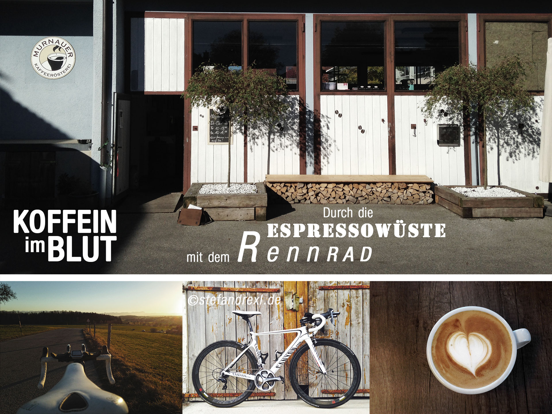 KOFFEIN IM BLUT: Durch die Espressowüste mit dem Rennrad / Wer auf guten Geschmack und eine gesunde Ernährung Wert legt, der brüht seinen Espresso am besten selbst, ja der mahlt am Besten sogar die Kaffeebohnen frisch.