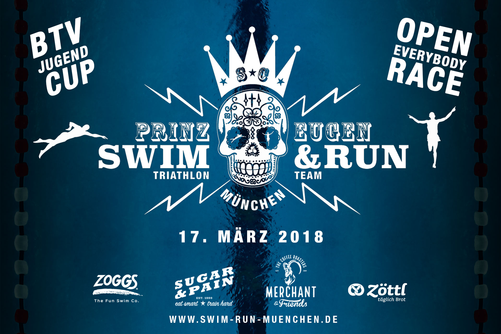8. SWIM 'N' RUN MÜNCHEN / Samstag, 17. März 2018 / JETZT ANMELDEN ! © stefandrexl.com