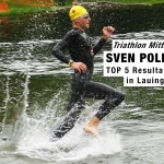 TRIATHLON LAUINGEN SVEN POLLERT BEI DER MITTELDISTANZ TOP 5 / 1st Out of Water after 2100 m © Sven Pollert