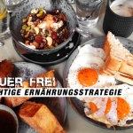 WETTKAMPFERNÄHRUNG Feuer frei mit der richtigen Ernährungsstrategie / Eier, French Toast und Griechischer Joghurt mit Nüssen ist eine gesunde und ausgewogene Mahlzeit mit allen wichtigen Nährstoffen © stefandrexl.com