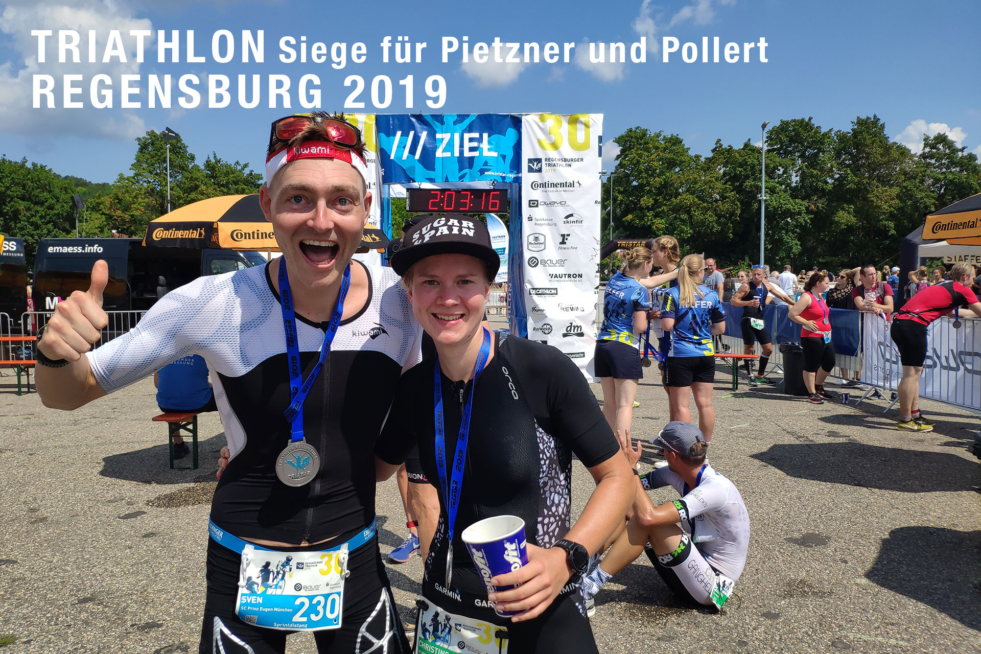 TRIATHLON REGENSBURG 2019 Siege auf der Sprint- und Kurzdistanz © Sven Pollert