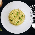 GOOD FOOD Rezept: Cremiges Spargel Risotto mit grünen Spargel Titelbild © SUGAR & PAIN / Adeobe Stock