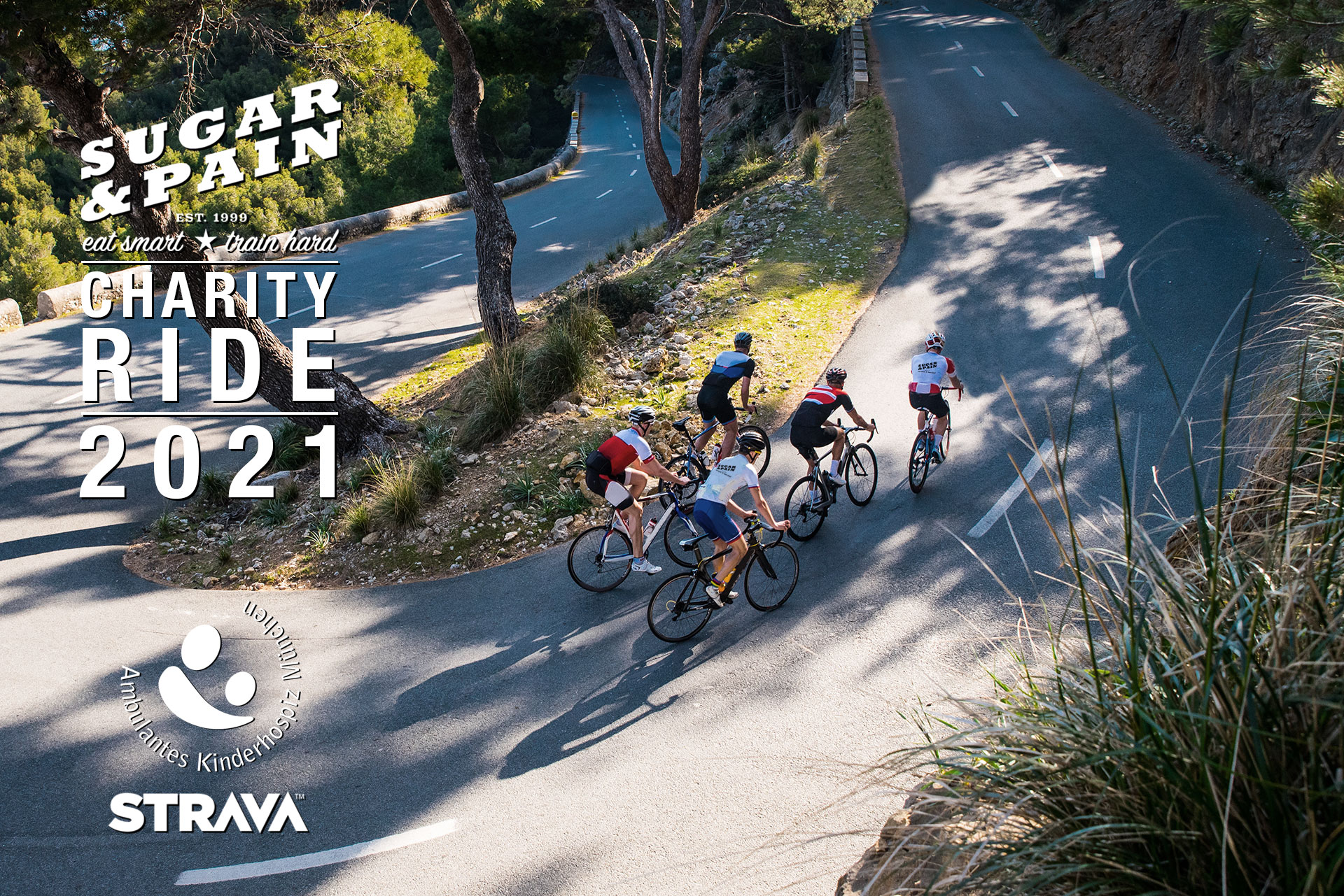 SUGAR & PAIN CHARITY RIDE 2021 Gemeinsam für den guten Zweck fahren / Titel © Peter Kovac, AdobeStock