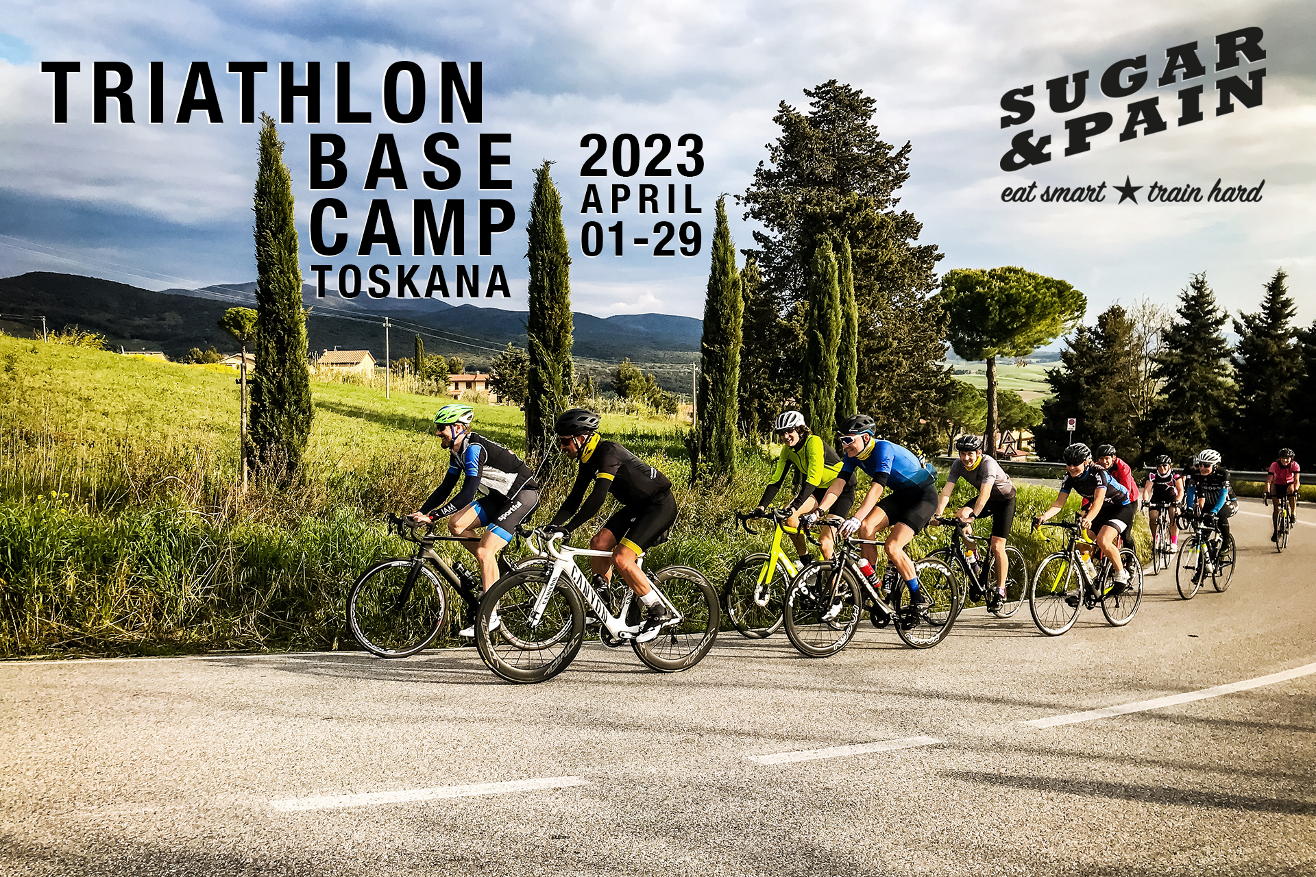 TRIATHLON BASECAMP TOSKANA 2023 Das Trainingslager für die Grundlage / IL GRUPPO © SIMON DREXL
