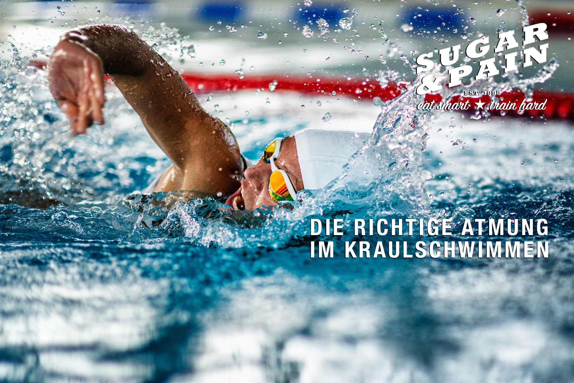 SCHWIMMTRAINING Die richtige Atmung im Kraulschwimmen / Titel © AdobeStock