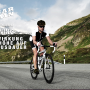 TRAINING SCIENCE Höhentraining und Ausdauerleistung im Triathlon / TITEL / Cycling Engadin uphill © SUGAR & PAIN