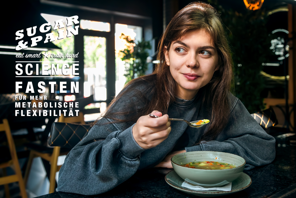 NUTRITION Fasten für mehr metabolische Flexibilität und Ausdauer / Titel © SUGAR & PAIN, AdobeStock