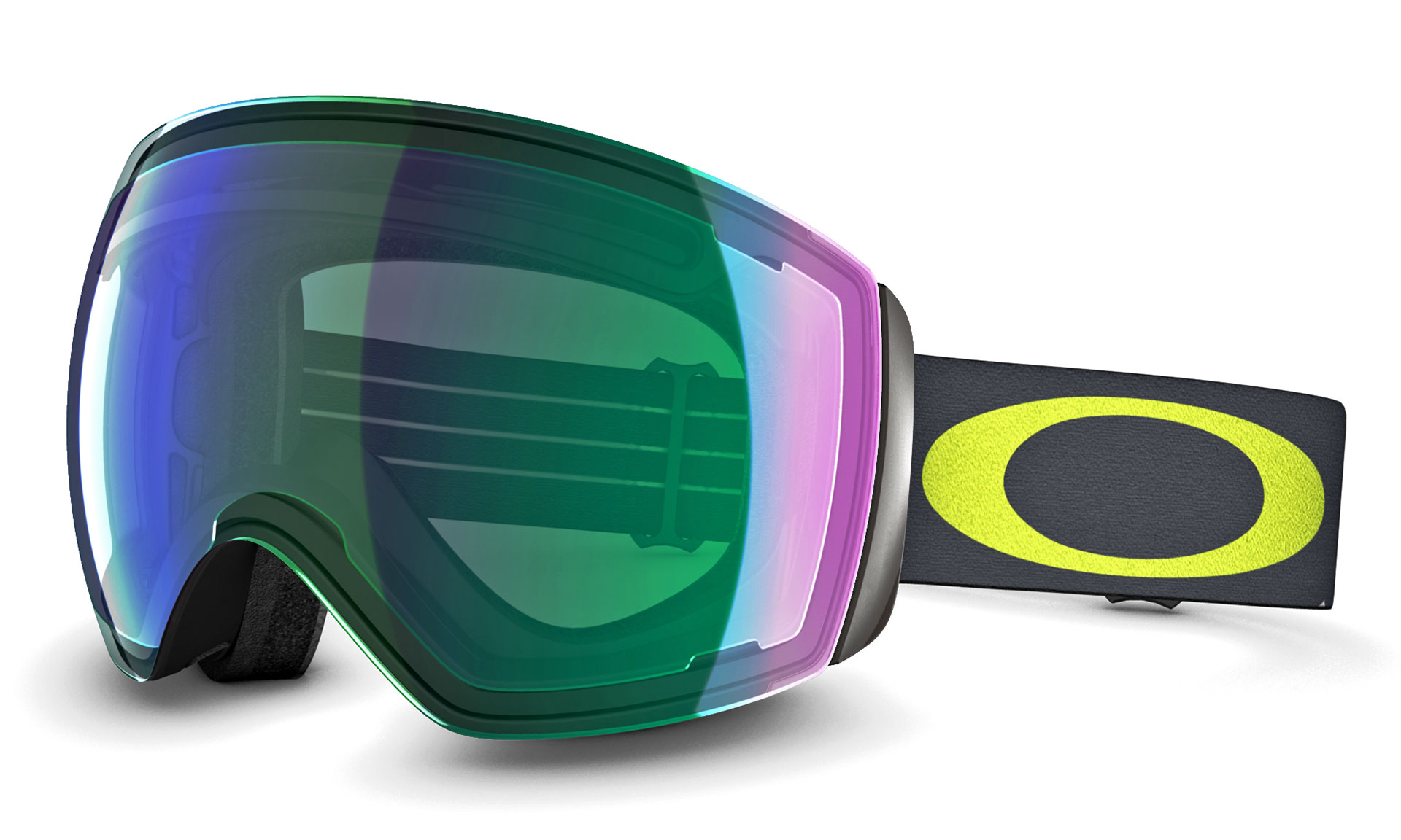 Die Oakley Prizm Technologie verbessert die Wahrnehmnung von Details und Konturen im Schnee und ermöglicht damit klarere Sicht, schnellere Reaktion und sichereres Fahren. Inspiriert durch die Helmvisiere von Kampfpiloten, hat Oakley Flight Deck Prizm ein einzigartiges Sichtfeld und die Kompatibilität mit einer breiten Palette an Helmen.