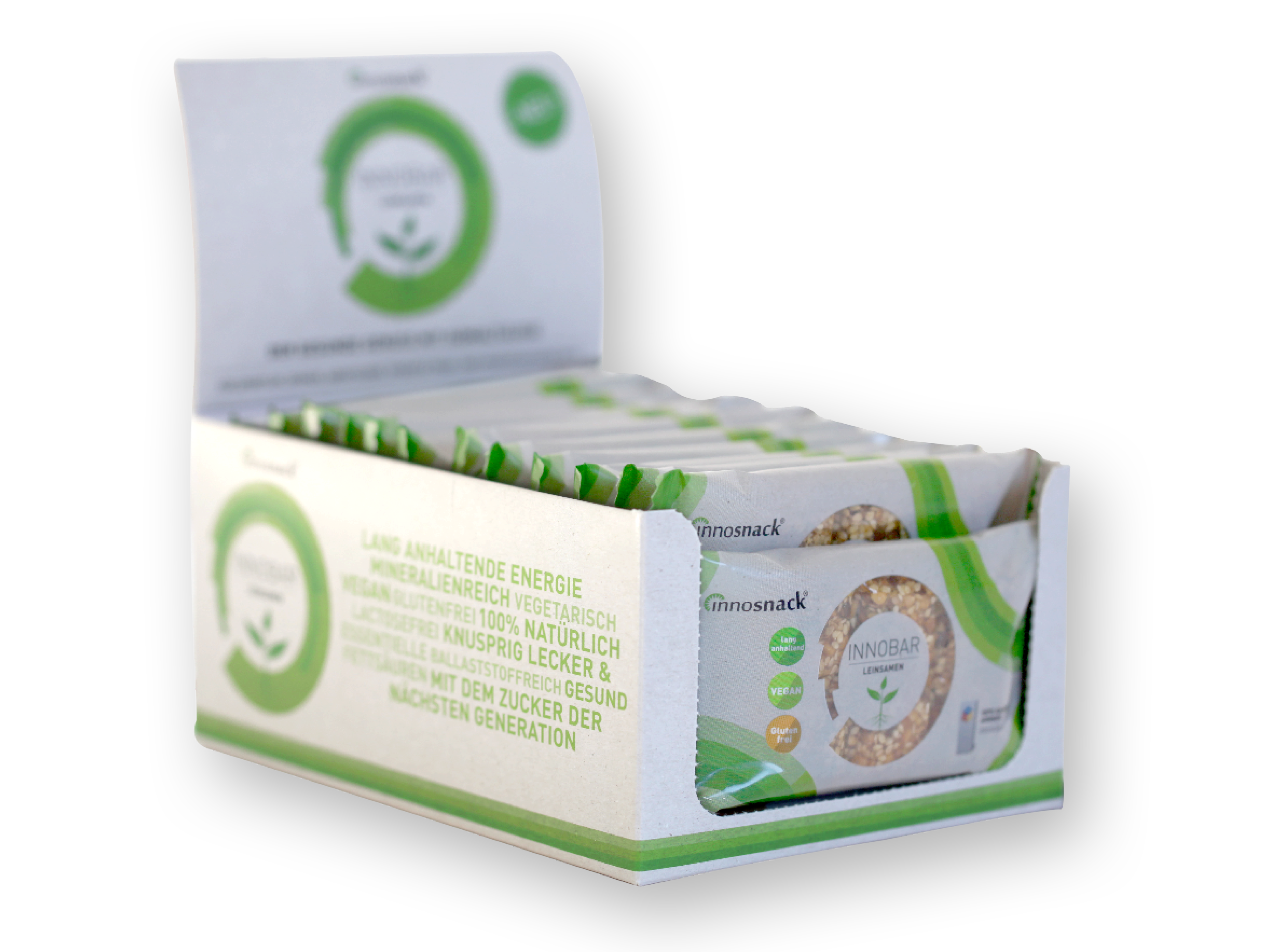 INNOSNACK Innobar: Der nährstoffreiche und knusprige Energieriegel ist in seiner Zusammensetzung weltweit einzigartig.