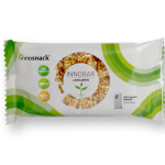 Der nährstoffreiche und knusprige Innobar Energieriegel ist in seiner Zusammensetzung weltweit einzigartig